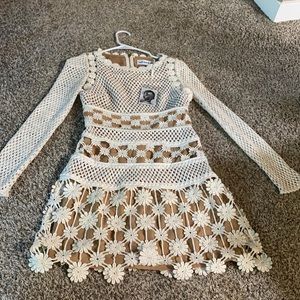 SELF-PORTRAIT
Long Sleeve 3d Floral Crochet Lace